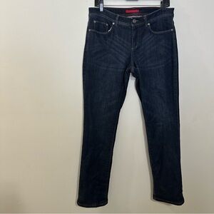 L.L.‎ Bean Women's Fleece Lined Straight Leg blue Jeans Size 8 Stretch
